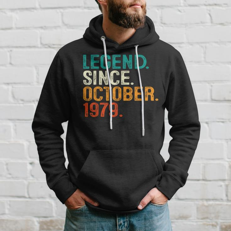 44 Years Old 44Th Birthday Legend Since October 1979 Hoodie Gifts for Him