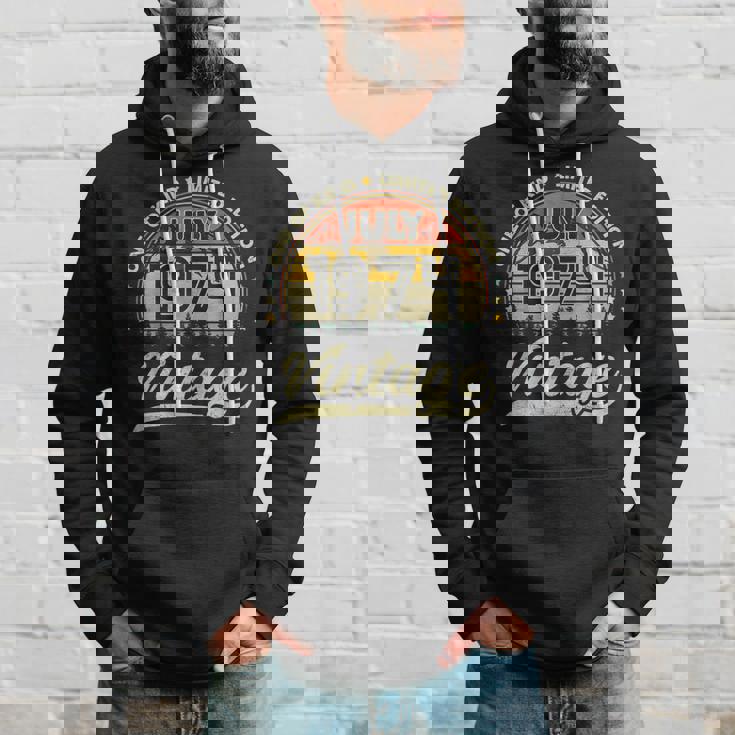 47Th Birthday Gifts 47 Years Old Retro Born In July 1974 Hoodie Gifts for Him
