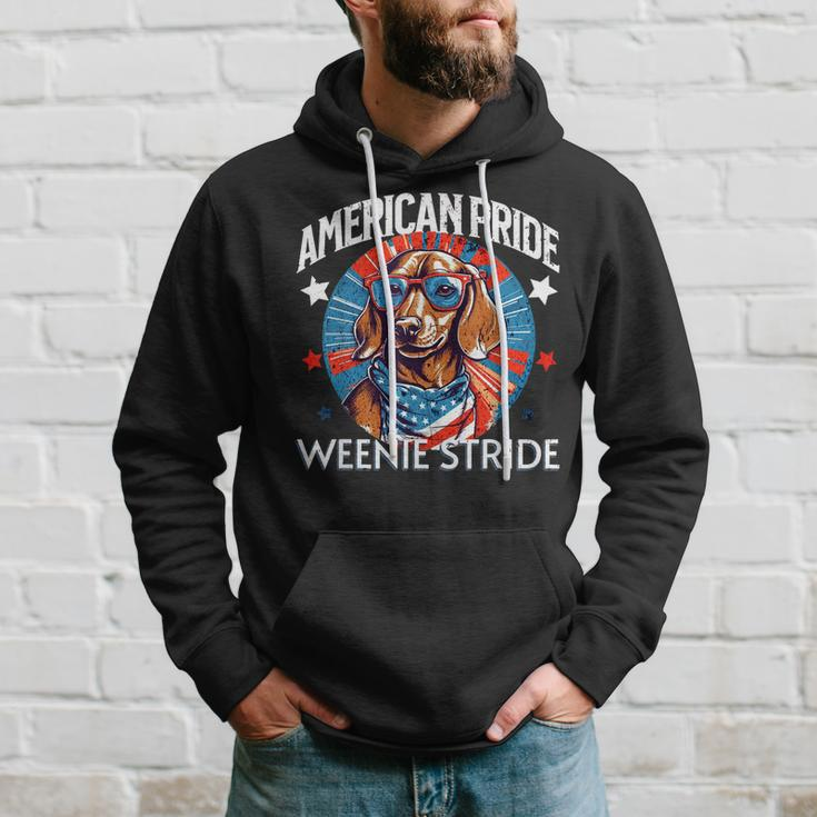 4Th Of July Funny Dachsund Weiner Dog Weenie Usa America Hoodie Gifts for Him