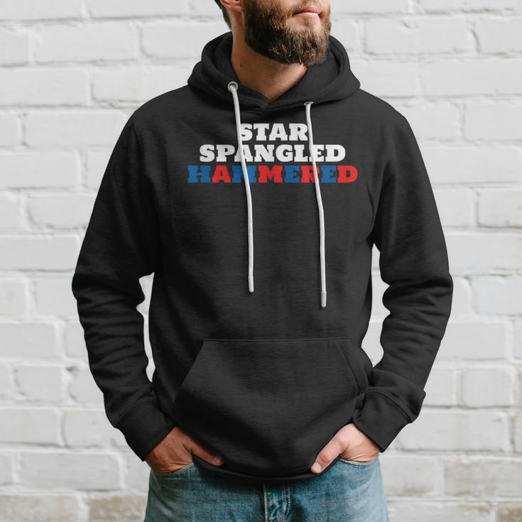 4Th Of July Getting Star Spangled Hammered Hoodie Gifts for Him