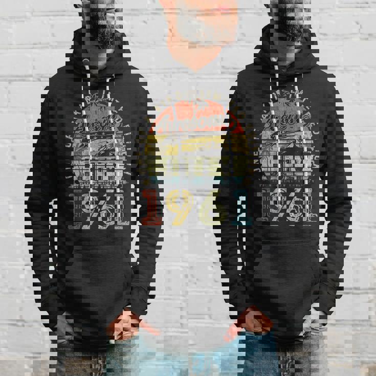 62 Year Old Awesome Since July 1961 62Th Birthday Hoodie Gifts for Him