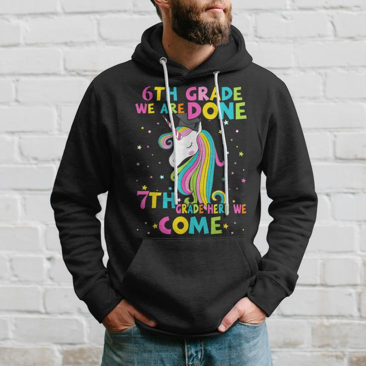 6Th Grade Graduation Magical Unicorn 7Th Grade Here We Come Hoodie Gifts for Him