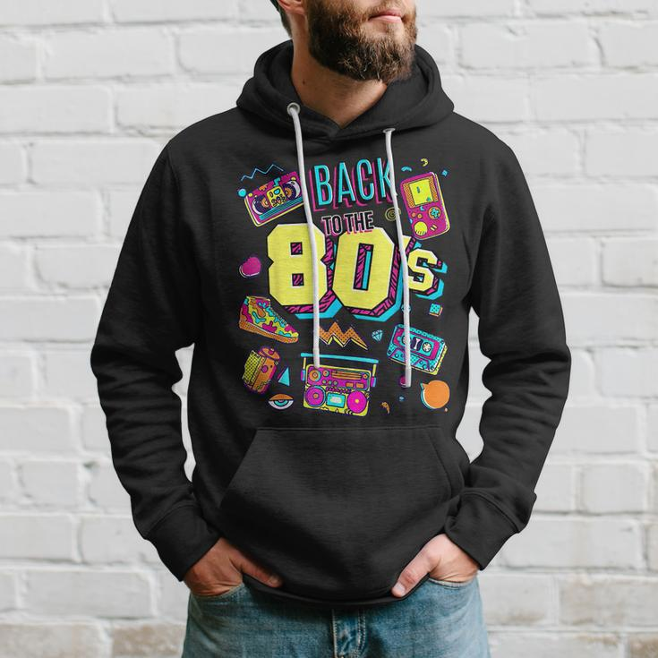 Back To The 80S Costume Party Retro Hoodie Gifts for Him
