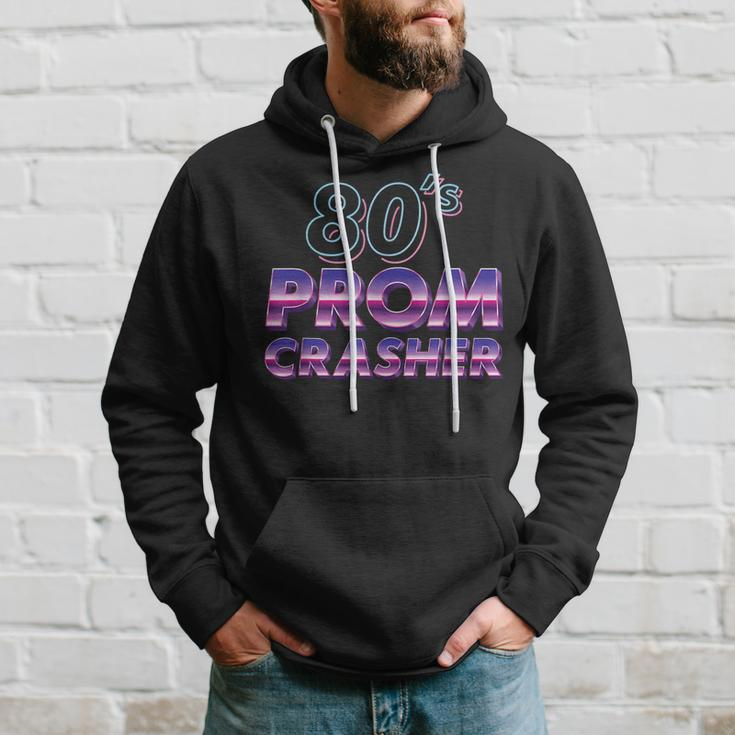 80S Prom Party Crasher Funny Prom Theme Costume Halloween Hoodie Gifts for Him
