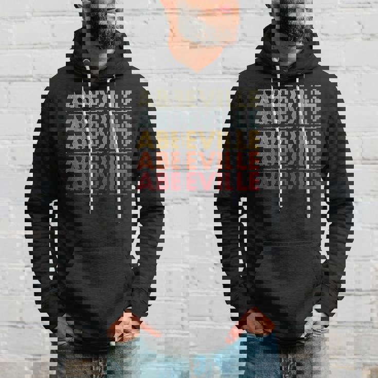Abbeville Alabama Abbeville Al Retro Vintage Text Hoodie Gifts for Him