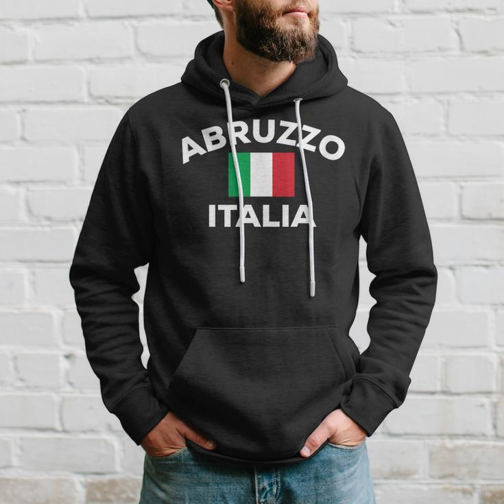 Abruzzo Italian Name Family Reunion Italy Italia Flag Gift Hoodie Gifts for Him