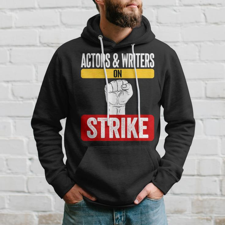 Actors And Writers On Strike I Stand With Writers Guild Wga Hoodie Gifts for Him