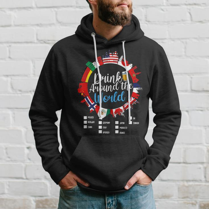 Adult Vacation Drinking Countries International National Hoodie Gifts for Him