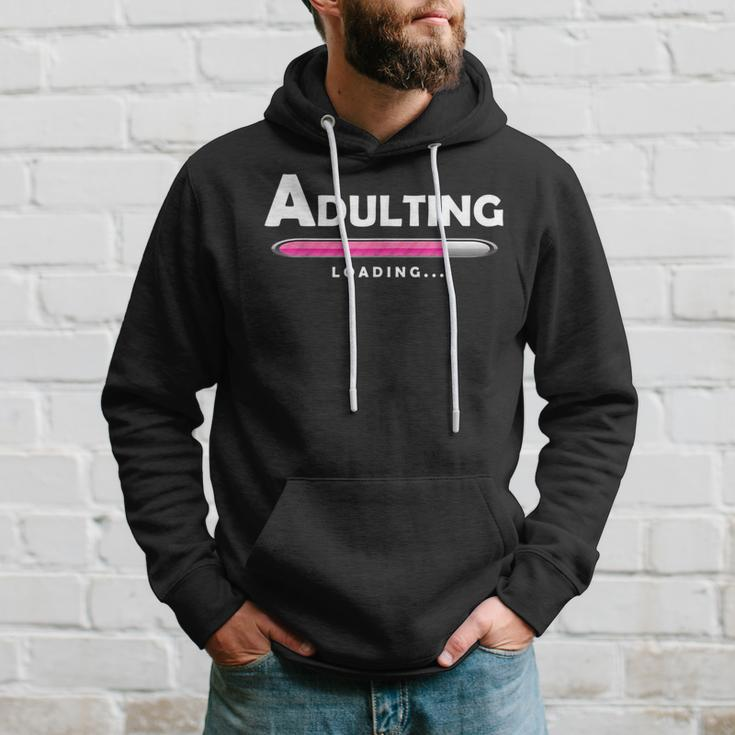 Adulting Adulting Funny Loading Gifts Hoodie Gifts for Him