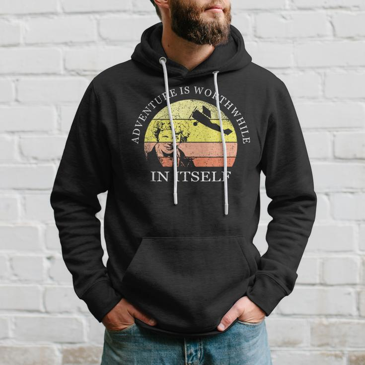 Adventure Is Worthwhile In Itself Earhart Day Hoodie Gifts for Him