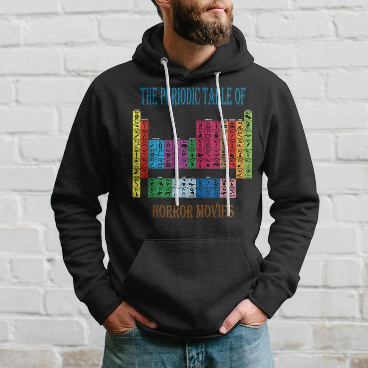 Aki Dreams House Periodic Table Of Horror Movies Movies Hoodie Gifts for Him