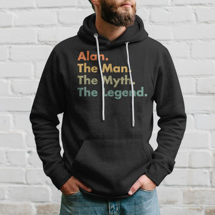 Alan The Man The Myth The Legend Dad Grandpa Hoodie Gifts for Him