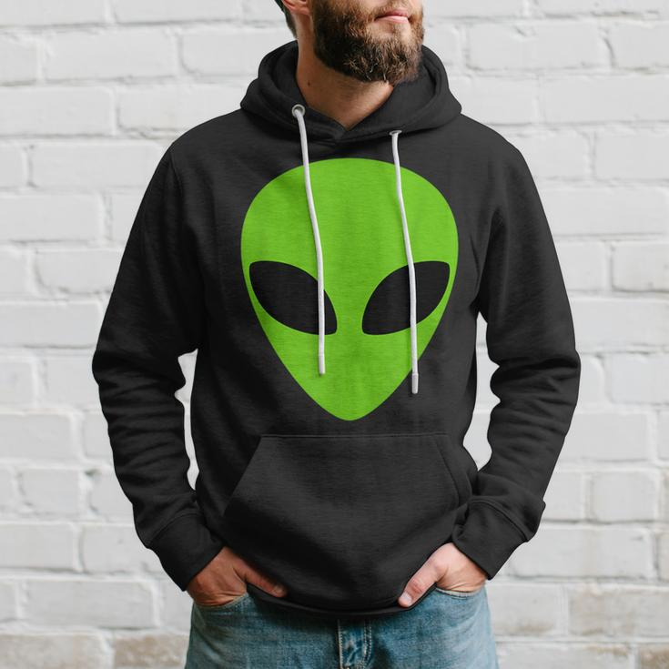 Alien Head Weird Halloween Space Ufo Green Extraterrestrial Hoodie Gifts for Him
