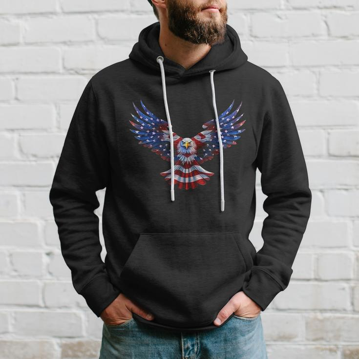American Eagle Flag Usa 4Th Of July Hoodie Gifts for Him