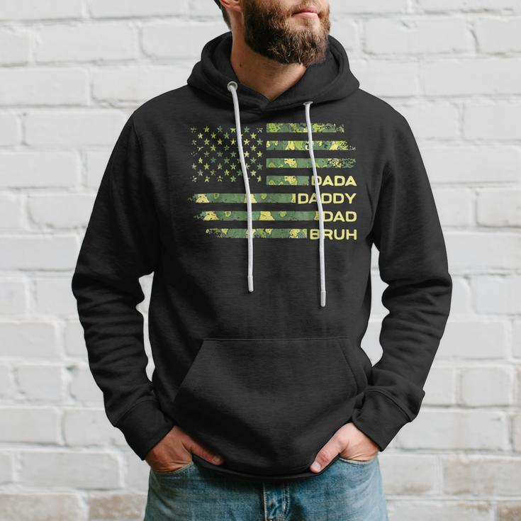 American Flag Usa Dada Daddy Bruh Fathers Day Hoodie Gifts for Him