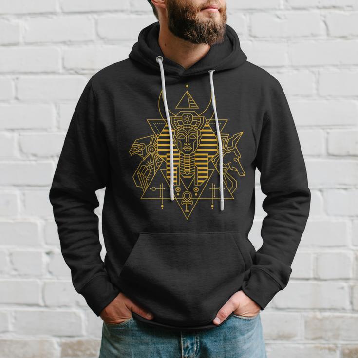 Afro Egyptian Pyramids Sleeveless Zip Hoodie Ancient African Achievements Galaxy DT04 main image 1