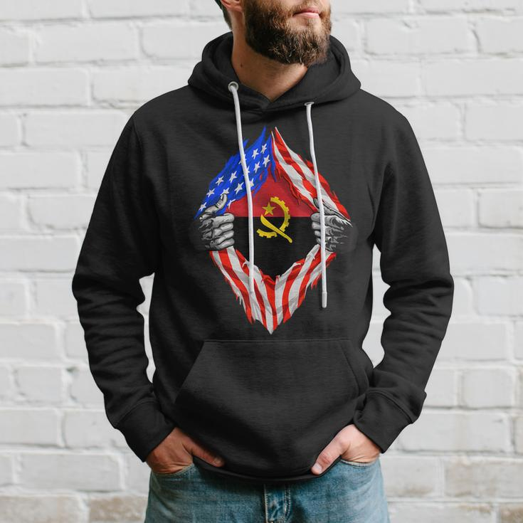 Angola Super Angola Flag Central Africa Angolan Roots Hoodie Gifts for Him
