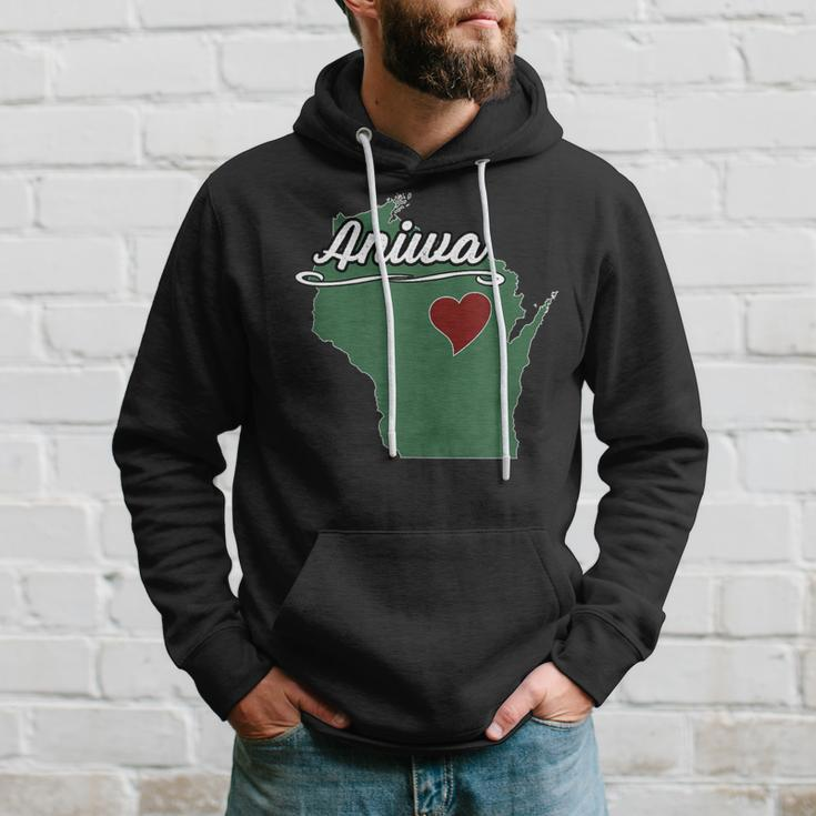 Aniwa Wisconsin Wi Usa City State Souvenir Hoodie Gifts for Him