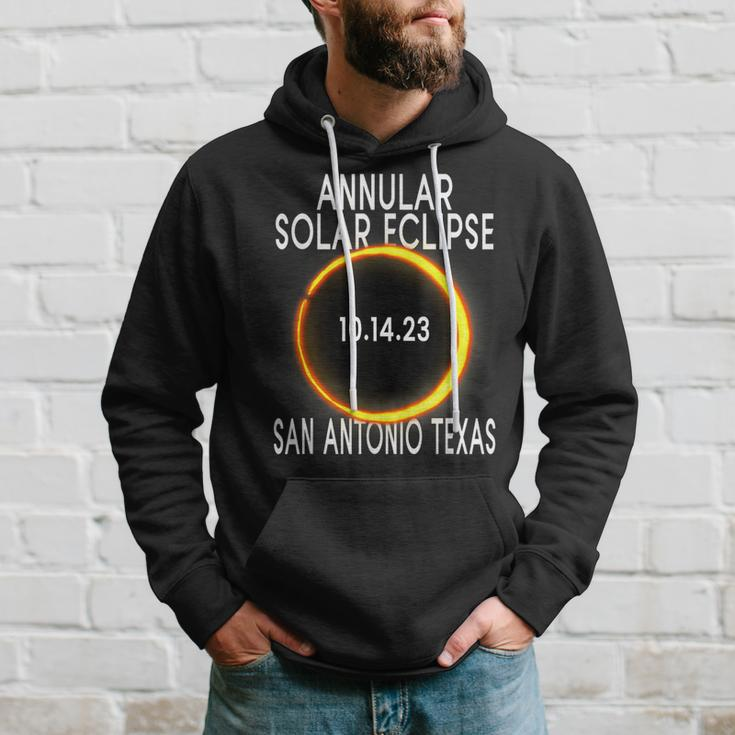 Annular Solar Eclipse 2023 San Antonio Texas Hoodie Gifts for Him