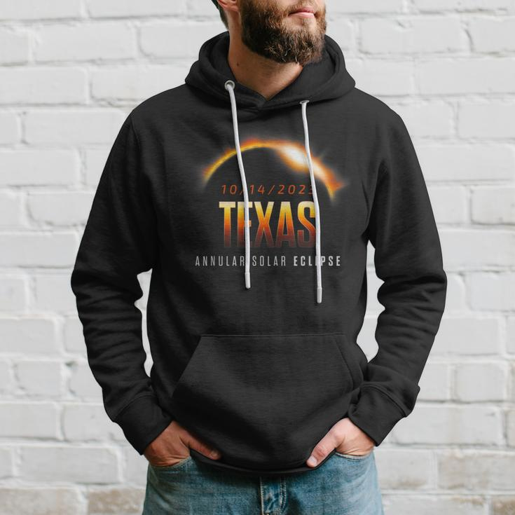 Annular Solar Eclipse 2023 Texas October 14Th Eclipse Hoodie Gifts for Him
