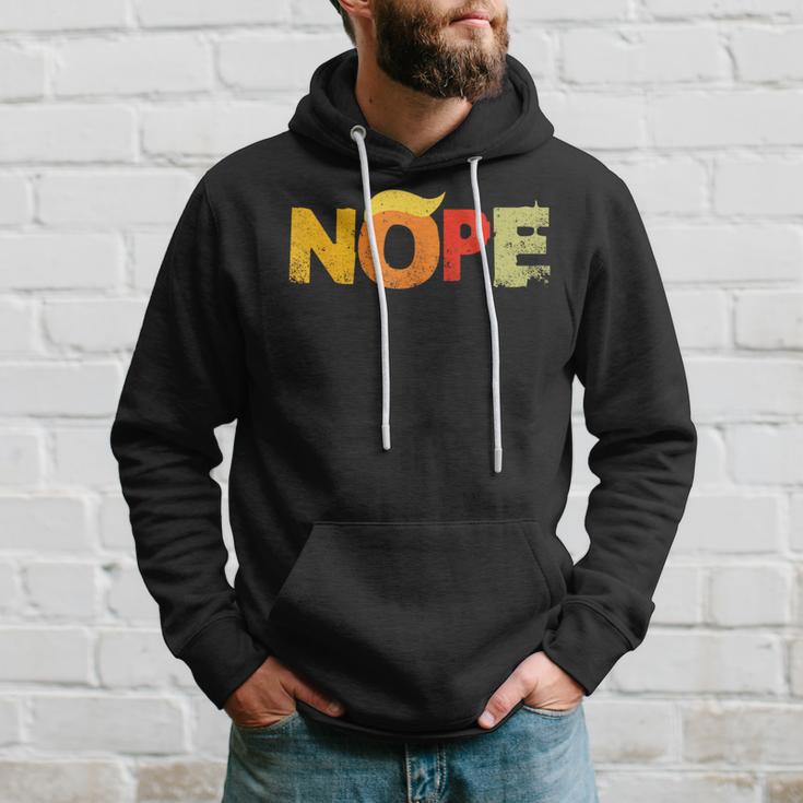 Anti Trump 2024 Nope Not Again Trump Hoodie Gifts for Him