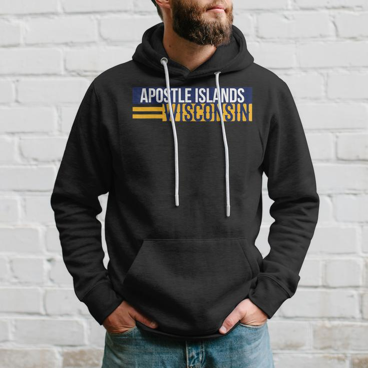 Apostle Islands Wisconsin Souvenir Hoodie Gifts for Him
