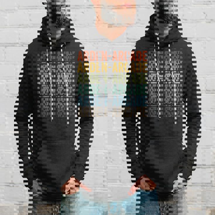 Arden-Arcade City Retro Hoodie Gifts for Him