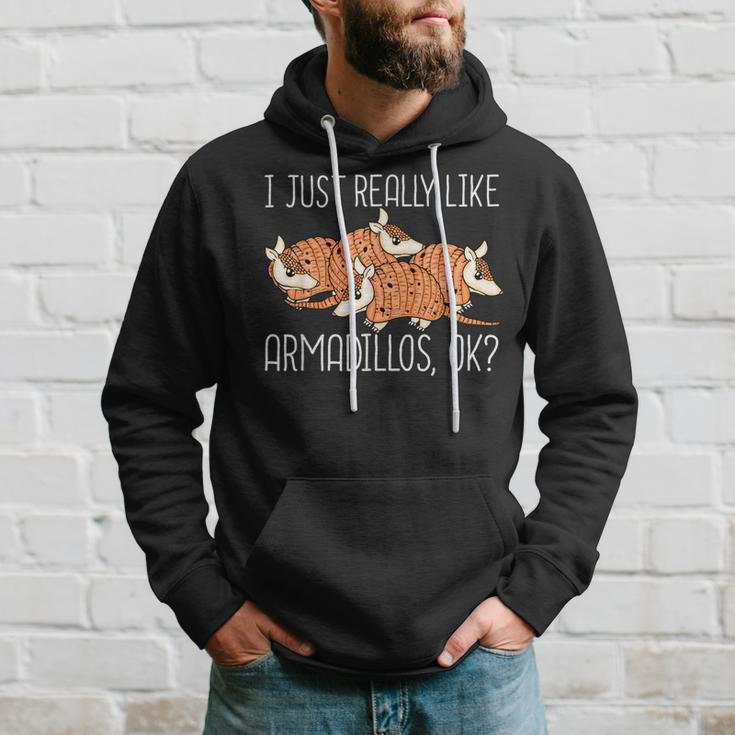 Armadillo Lover Kids Wildlife Animal Armadillo Hoodie Gifts for Him