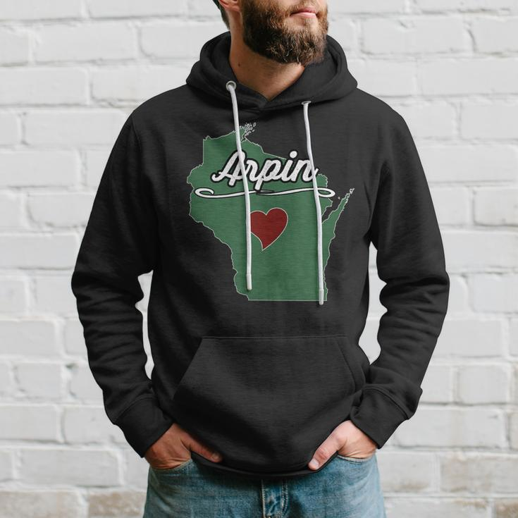 Arpin Wisconsin Wi Usa City State Souvenir Hoodie Gifts for Him