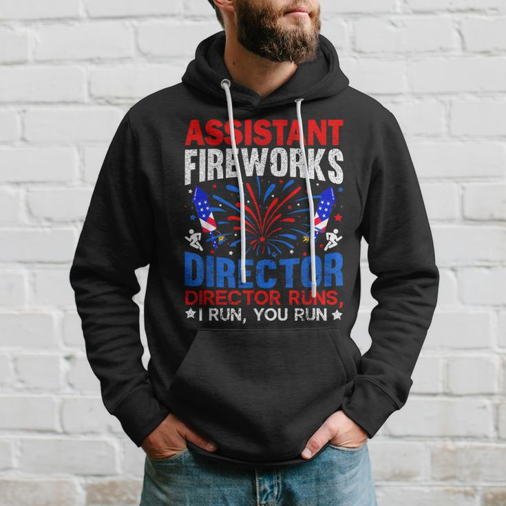 Assistant Fireworks Director Usa Independence Day July 4Th Hoodie Gifts for Him