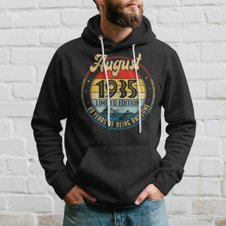 August 1935 Limited Edition 88 Years Of Being Awesome Hoodie Gifts for Him