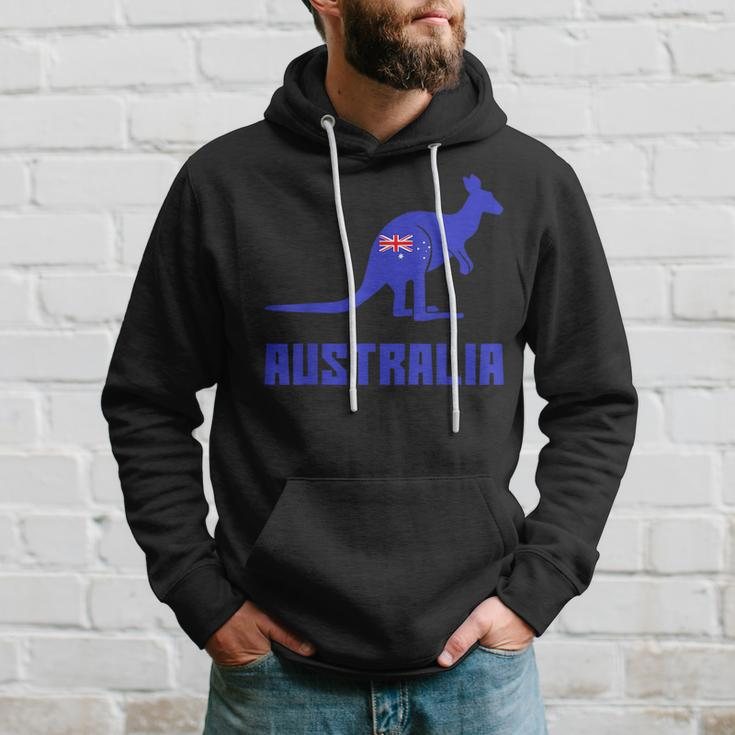 Australian Kangaroo Australia Flag Tourists Gift Idea Hoodie Gifts for Him