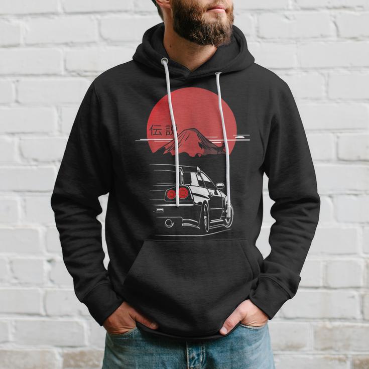 Automotive Jdm Legend Tuning Car R34 Japan Hoodie | Mazezy