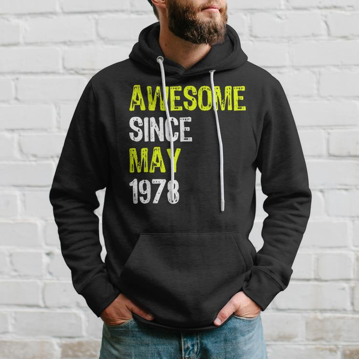 Awesome Since May 1978 40Th Birthday 40 Years Old Hoodie Gifts for Him