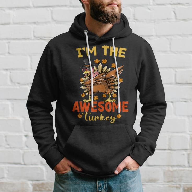 Awesome Turkey Matching Family Group Thanksgiving Party Pj Hoodie Gifts for Him