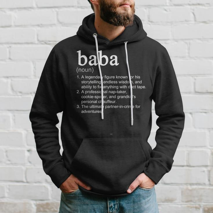 Baba Definition Funny Cool Hoodie Gifts for Him