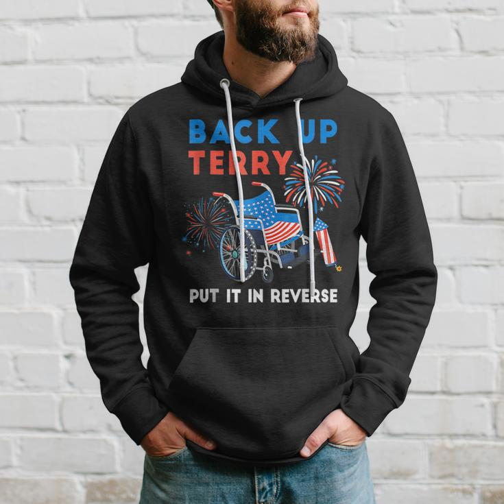 Back It Up Terry Put It In Reverse Funny 4Th Of July Us Flag Hoodie Gifts for Him