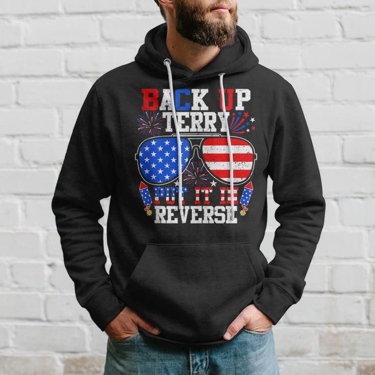 Back Up Terry Put It In Reverse 4Th Of July Us Flag Hoodie Gifts for Him