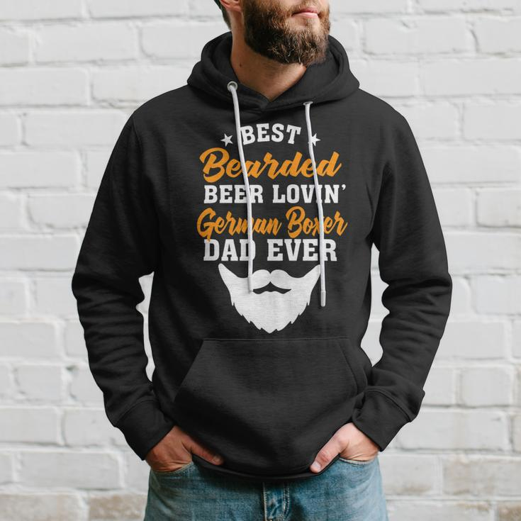 Beer Best Bearded Beer Lovin Rat Terrier Dad Funny Dog Lover Hoodie Gifts for Him