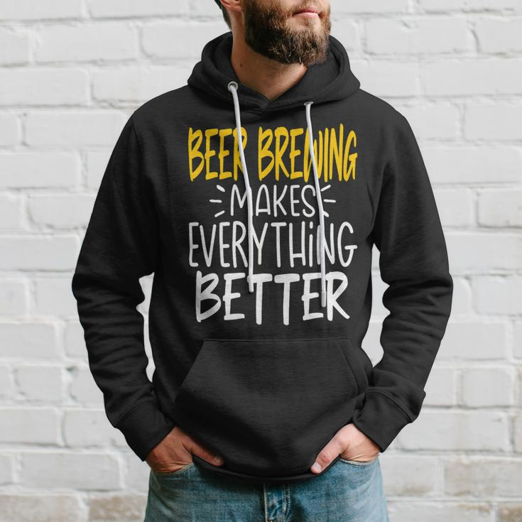 Beer Funny Beer Brewing Makes Everything Better Beer Brewer Hoodie Gifts for Him