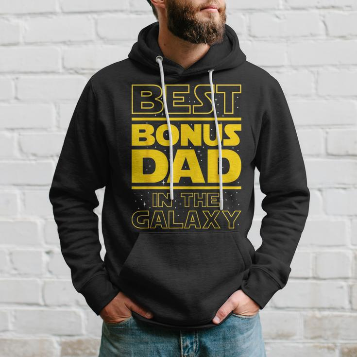 Best Bonus Dad In The Galaxy Stepfather Stepdad Grandpa Hoodie Gifts for Him
