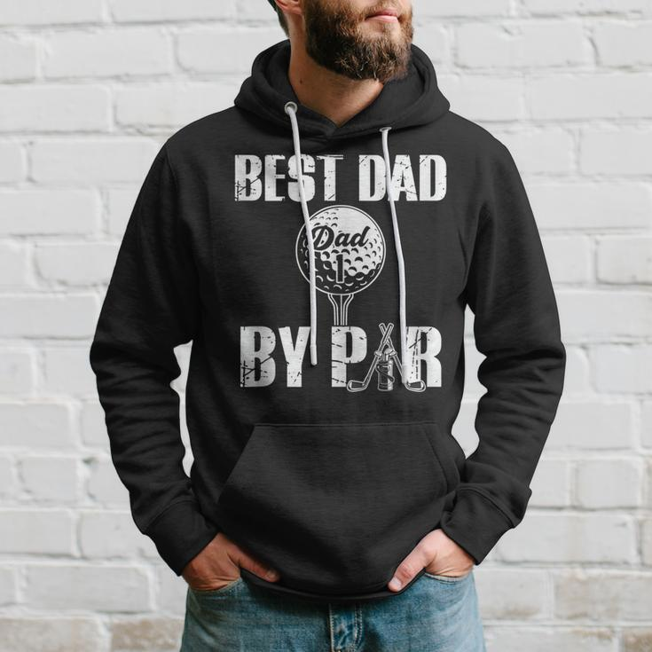 Best Dad By Par Fathers Day Golfing Funny Daddy Papa Hoodie Gifts for Him