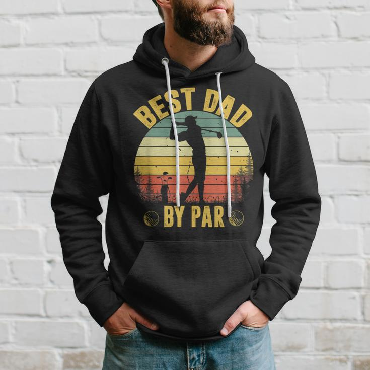 Best Dad By Par Fathers Day Golfing Hoodie Gifts for Him