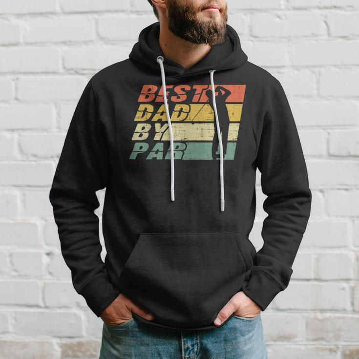 Best Dad By Par Golf Lover Funny Fathers Day Hoodie Gifts for Him