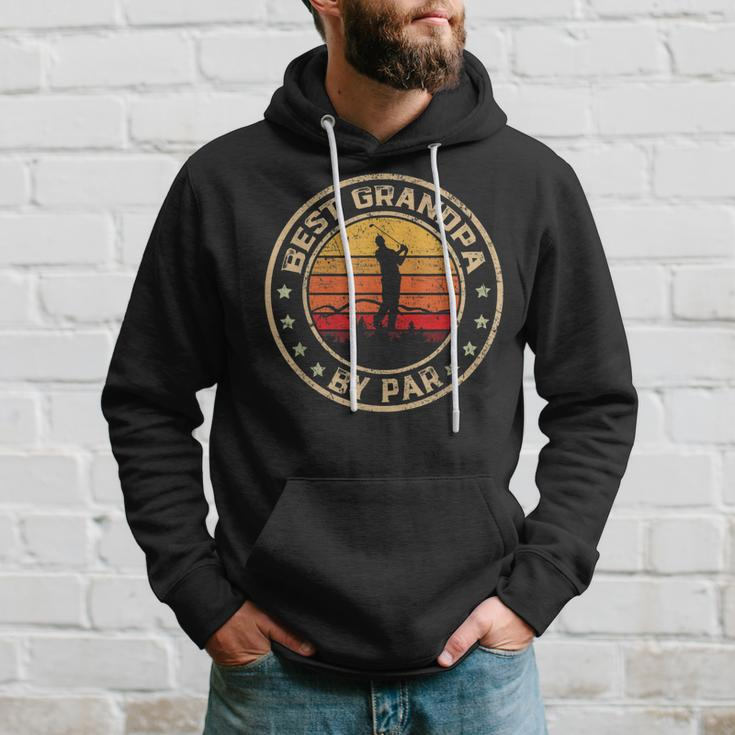 Best Grandpa By Par Fathers Day Golf Golfing Hoodie Gifts for Him