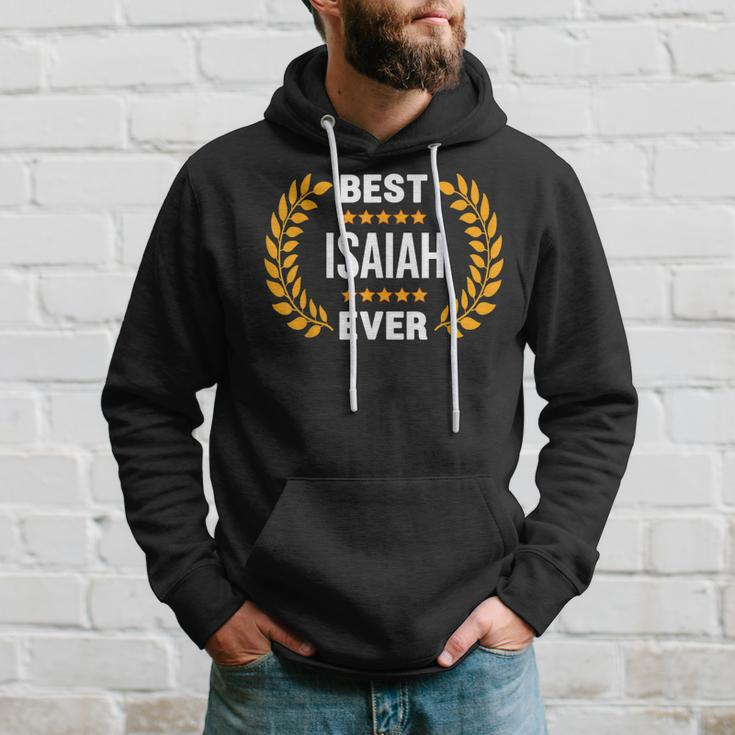 Best Isaiah Ever With Five Stars Name Isaiah Hoodie Gifts for Him