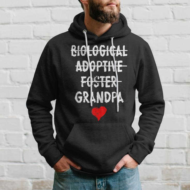 Biological Adoptive Foster Grandpa National Adoption Month Gift For Mens Hoodie Gifts for Him