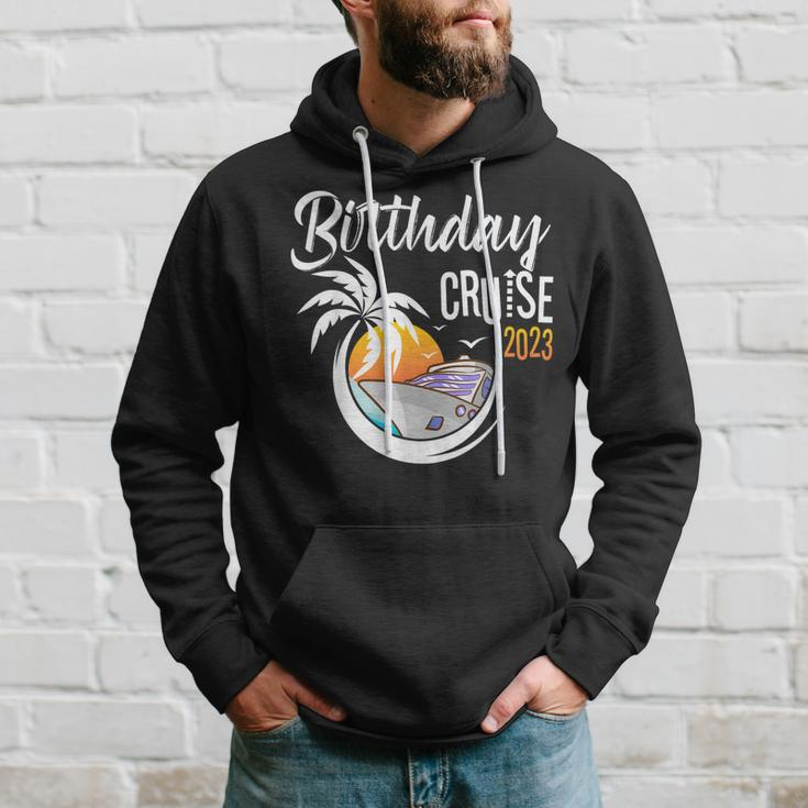 Birthday Cruise 2023 Sunset Retro Cousin Crew Matching Hoodie Gifts for Him