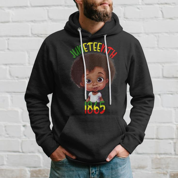 Black Girl Junenth 1865 Kids Toddlers Celebration Hoodie Gifts for Him