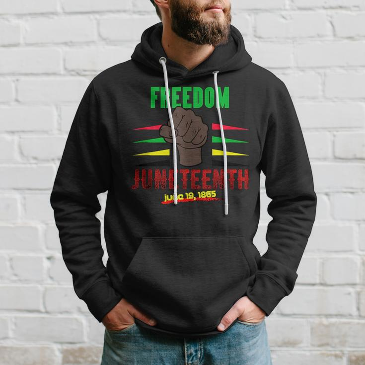 Black Power Freedom Black Fist Junenth Celebration Hoodie Gifts for Him